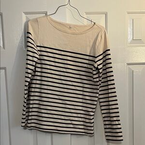 Madewell heavy long sleeved striped shirt
